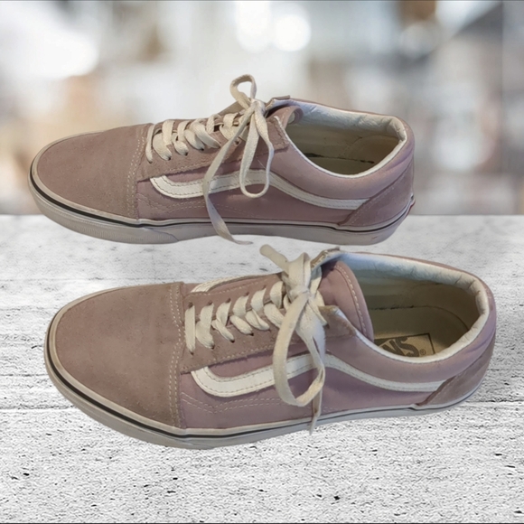 Vans old skool lavender suede skate shoe size 9W 7.5M unisex shoe - Picture 3 of 14